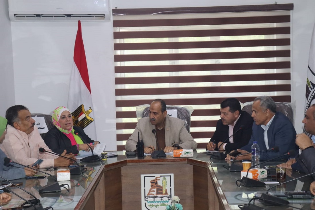 السكرتير العام المساعد يتابع التصالح بمركز ببا